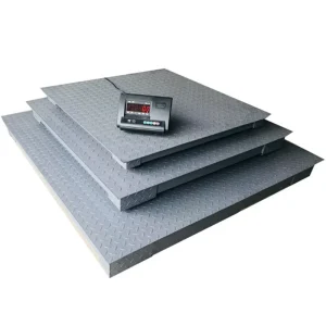 OEM Customized 1.5×1.5m 3 Ton Carbon Steel Floor Scale Heavy Duty Digital Platform for Industrial Weighing
