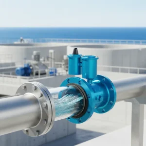 OEM Customized Stainless Steel CE Certified IP68 Protection Waste Water Electromagnetic Flowmeter Battery Powered