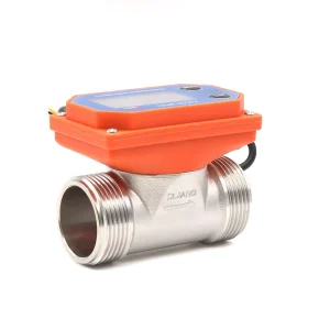 OEM DN32 SS304 Portable Liquid Counter Meter Variable Area +/-5% Accuracy 40-460 L/min Battery Display Fluid Water Metering
