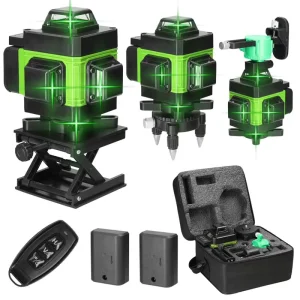 OEM Industrial Grade Self Leveling Line Laser with Double Laser Module Flexible Magnetic Base 360 Degree 16 Lines Laser Levels