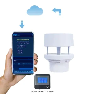 OEM Measuring Digital Anenometer Agricultural Automatic Rs485 Ultrasonic Wind Speed Direction Sensor Weather Stations
