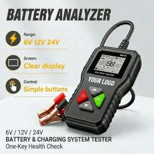 OEM ODM BM550 Car Battery Load Tester Multi Language Portable Auto Battery Health Checker with Mini USB Interface