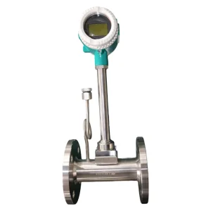 OEM ODM Digital Vortex Flow Sensor High Accuracy Vortex Flow Meter for Steam Gas Liquid Air Water Oil Flange Connectivity