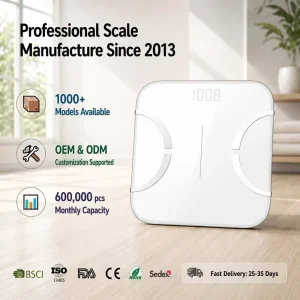 OEM ODM Factory Smart Scale Bluetooth Digital Bathroom Scale Body Weight Info Data Tempered Glass Weighing Scale 180kg Capacity