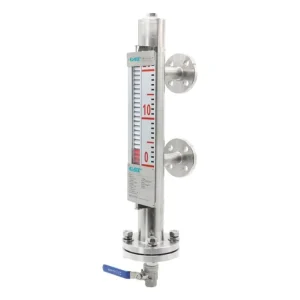 OEM ODM Magnetic Flap Level Gauge with 1 Year Warranty Measures Water Liquid Media for Oil Measurements