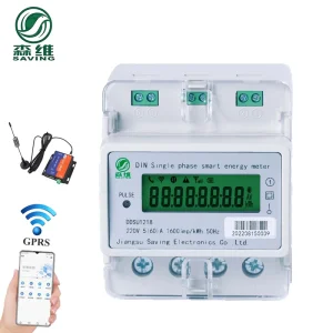 OEM ODM Single Phase Online Smart Prepaid Electric Energy Meter with GPRS WiFi LORA RS485