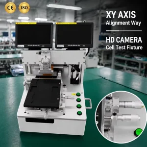OEM Pneumatic Press Down Display Cell False Pressure Test Fixture XY Axis Alignment HD Camera FPC Testing Equipment