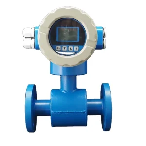 OEM Stainless Steel High Accuracy Electromagnetic Flowmeter Magmeter Flanged Connection for Water Measurement