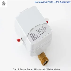 OEM Supported DN15 Brass Body NB lot Mbus RS485 Ultrasonic Smart Water Meter IP68 Digital Flow Meters for Residential Municipal