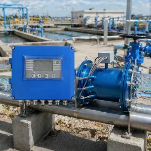 OEM Supported Digital Inline Ultrasonic Flow Meter IP68 Waterproof for River Water Sewage Treatment Pipeline Metering