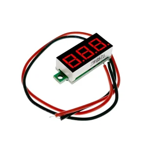 OKY4094 DC 2.5-30V Digital Voltmeter Car Boat Motorcycle 0.28 Inch LED Display Volt Voltage Meter