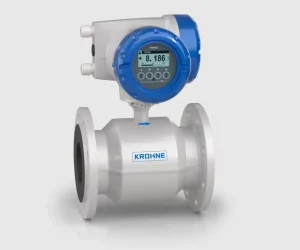 OPTIFLUX2400 Electromagnetic Flowmeter 4 20mA HART Rubber Liner IP67 for Industrial Water Sewage Measurement