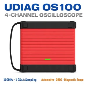 OS100 4-Channel Oscilloscope 100MHz Bandwidth 1GSa/s Sampling Automotive Diagnostic Scope OBD2 for Car Truck Workshop