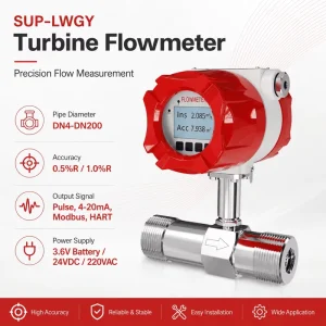 Oil Flow Meters Turbine Flowmeter Olive Oil Flow Meter