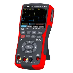 One Standard Probe ZT703S Handheld Battery LCD Screen Display Multimeter Oscilloscope with Signal Generator Waveform Output