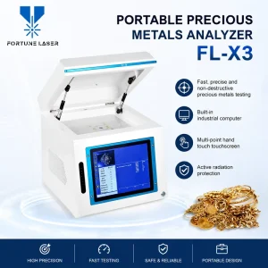 One key Smart Test Portable Gold Analyzer Easy Operation Non Destructive XRF Spectrometer Fast Accurate Purity Testing Machine