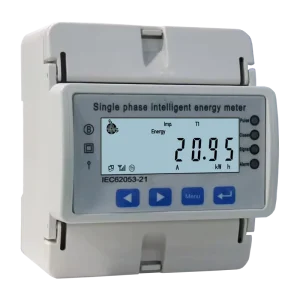 One phase Multifunctional Power Meter DIN Rail Smart Monitoring 0.5S Accuracy