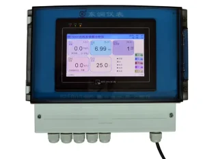 Online Multi Parameter pH ORP Temp. DO Conductivity Turbidity 5-in-1 Water Quality Monitor OEM Support 7 LCD Touch Screen 4-20mA