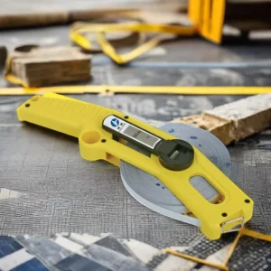 Open Reel Steel Long Measuring Tape with ABS Case 20-50m DIY Hand Tool Model LW-GJ7