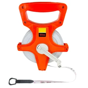 Open Reel Tape Measure 165 Feet Fiberglass Tape Measure Yard Measuring Tape for Sports Field Outdoor Engineer Track Durable