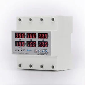 Open Three Phase Smart Energy Meter with WIFI Connectivity Over Under Voltage Protection KWH Meter