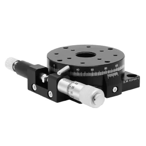 Optical Dividing Plate Aluminum Alloy Manual Support Zinc Plated Manual Precision Customizable R Axis Angle Rotation Table