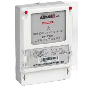 Original De Iixi DDS606 Single Phase Digital Energy Meter 220V 15(60)A Din Rail KWh Electricity Wattmeter Linghangzhe