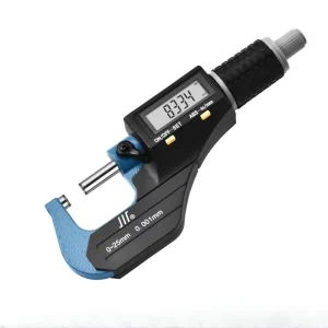 Original Digital Outside Micrometers 0-25mm 0.001mm Metric Metal Material