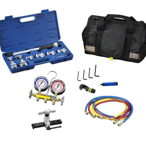 Original Genuine Custom All Types HVAC Tools Tube Cutter Set Manifold Gauge Flaring Tools