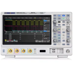 Oscilloscope SDS2104X Plus 100MHz 4-Channel DPO Super Fluorescent Oscilloscope 10-Bit Resolution 2GSa/s 200Mpts