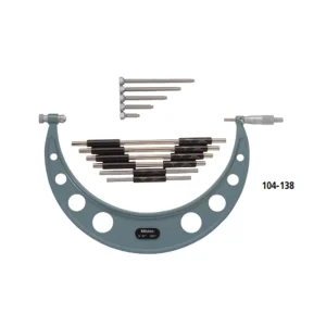 Outside Micrometers SERIES 104 with Interchangeable Anvils 104 138