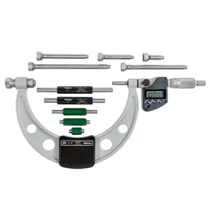 Outside Micrometers Series 340 with Interchangeable Anvils 340 351 30 Metric Inch Measuring Tools