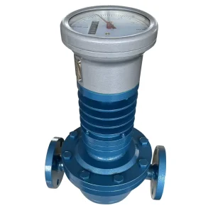 Oval Gear Flow Meter DN25 High Temperature Mechanical Pointer for Water Stainless Steel +/-0.2% Accuracy Industrial Use