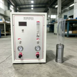 Oxygen Index Tester LOI Flammability Test Machine Comply With GB/T2406 GB/T5454 for Plastic Textile Foam Flame Resistance Test