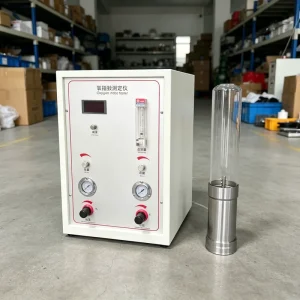 Oxygen Nitrogen Gas Supply LOI Test Machine for Flame Retardant Raw Material Research and Quality Inspection
