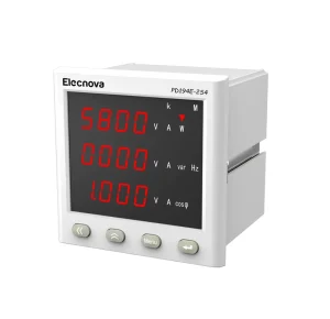 PD194E 2S4 120*120mm 3 Phase AC Digital Bi-direction Energy Electric Power Meter Rs485