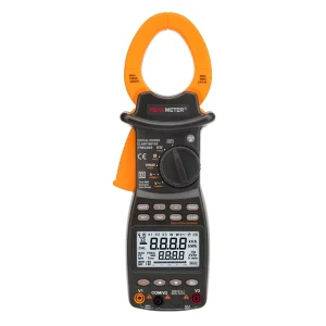 PEAKMETER Digital 3 Phase Harmonic Power Clamp Meter RS232 Data Interface 0.1A-1000A (1.2%+5) Accuracy 0.1V-600V Model MS2205