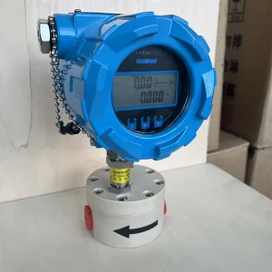 PEEK Micro Gear Flow Meter Flange Thread Connection 24V DC Battery Supply High Accuracy Liquid Diesel Oil Water Detection