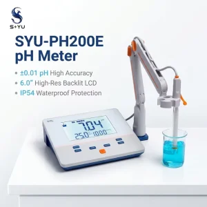 PH200E Professional pH Meter Tester High Precision Auto Hold for Drinking Water Aquarium Fish Tank Use OEM Available