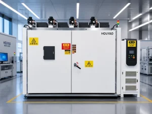 PLC Auto Compensation Walk in UV and Damp Heat Test Chamber for PV Module Multi stress Sequence Testing