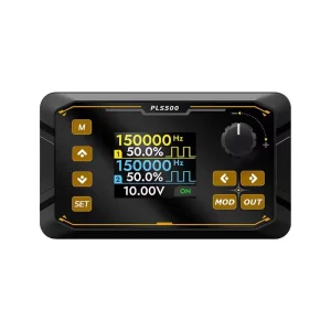 PLS500 Dual-channel Pulse PWM Signal Generator DC5-24V Time Is Adjustable and Programmable 1Hz~500kHz