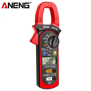 PN106 True RMS Digital Clamp Meter 600A/600V AC/DC Current Voltage Capacitance Resistance Professional Multimeter
