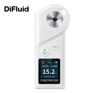 PU 65% Digital Refractometer Waterproof Rechargeable Handheld Auto Refractometer for Cutting Fluids Industrial Testing