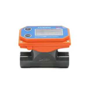 PVC 20mm Electronic Flow Meter 5-100L/min Battery LCD Digital Display Liquid Flow Sensor ZJPVC-BT01-DN15
