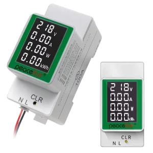 PZEM-008 110V 220V 100A Single Phase AC Din Rail Wattmeter Energy Meter Electricity Power Meter