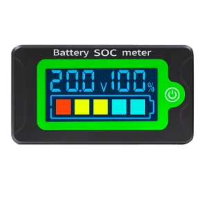 PZEM 009 Digital SOC Monitor Waterproof Voltage Capacity Indicator for 12V 60V Battery Packs for Acid Batteries