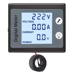 PZEM-011 Digital Power Analyzer Single Phase Voltmeter Ammeter Watt Meter AC Electricity Energy KWH Meter with Coil CT