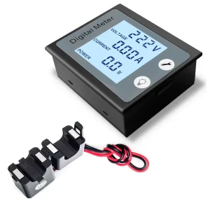 PZEM 011 Single Phase AC 220V Electric Power Meter Open CT LCD Panel Voltage Current Energy Meter Wattmeter Voltmeter