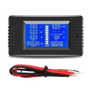PZEM 013 Digital Battery Tester Upgraded DC Li Ion Monitor Volt Power Meter Current Discharge Capacity Battery Pack CE FCC RoHS