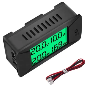 PZEM 025 300V 200A DC Voltage Ammeter LCD Display Digital Current Volt Panel Meter Energy Meter Kwh Wattmeter Power